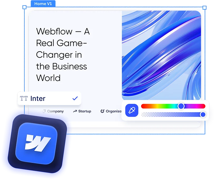 Webflow Development services by Global Matrix Solution